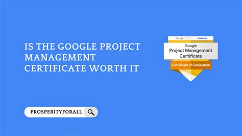 Is the Google Project Management Certificate Worth .